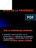 Etica de La Profesion