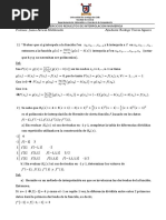 EJERCICIOS RESUELTOS DE INTERPOLACION NUMERICA. 1) - Probar Que Si G Interpola A La Función F En,,, y H Interpola A F En,,,, PDF