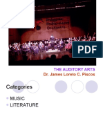 Art Appreciation Module 8 Auditory Arts