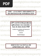 AP7-AA5-Ev2-Desarrollo de Aplicaciones Con Conexión A Base de Datos Desde PHP PDF