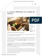 El Modelo SERVQUAL de Calidad de Servicio - Aiteco Consultores - Desarrollo y Gestión