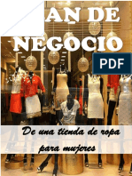 Plan de Negocio de Una Tienda de Ropa para Mujeres