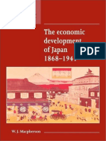 W. J. Macpherson - The Economic Development of Japan 1868-1941 (New Studies in Economic and Social History) (1995) PDF