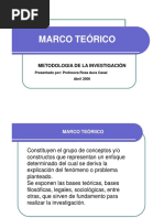 Marco Teórico: Metodologia de La Investigación