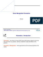 Direct Manipulator Kinematics: Review