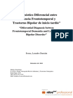 Diagnostico Diferencial Demencia Fronto Temporal y TAB Tardío