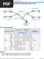 4.1.3.5 Packet Tracer - Configuring IPv4 and IPv6 Interfaces Instructions