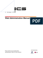 Ipecs-Mg: Web Administration Manual