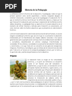 Historia de La Pedagogía PDF