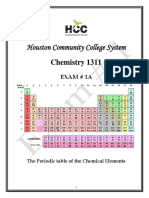 Sample Exam in Chem