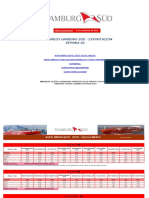 Iitinerarios Hamburg Sud Exportacion Semana 36 - 2019