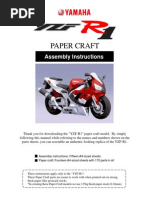 Yamaha R1 Paper Assembly-Complete