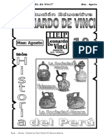 Agosto - Historia Del Perú - 1ero