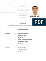 Curriculum Vitae OF Mr. Gabriel Daniel V Deleon