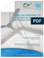 Study and Assessment of Electric Fan - UNEP Study