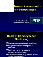 Bedside Preload Assessment CVP, PLR and USG Guided JCCA Bali 2016