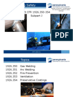 Welding Safety: 29 CFR 1926.350-354 Subpart J