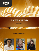 Panera Bread: Case Study 5