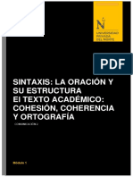 Sintaxis: La Oración y Su Estructura