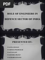 Role of Engineers in Defence Sector of India