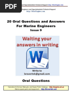 20 Oral Questions and Answers For Marine Engineers: Issue 9