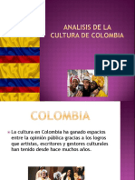 Analisis de La Cultura de Colombia