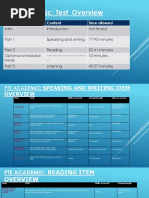 PTE Academic: Test Overview: Content Time Allowed