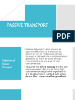 Passive Transport