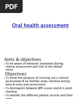 Oral Health Assessment, Charting