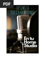 Optimiza Tus Grabaciones en Tu Home-Studio PDF