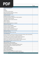 Manufacturing ERP Requirements Template