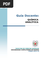 GIQ Guia Docente Quimica Analitica 2014 FINAL