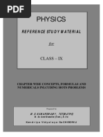 Physics Class Ix Reference Study Material PDF