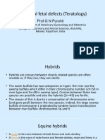 Vet Obst Lecture 4 Congenital Fetal Defects (Teratology)