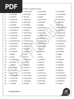 Vocabulary Directions: Choose The Word Which Is Spelled Correctly