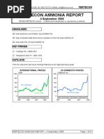 Fertecon Ammonia Report: 4 September 2008