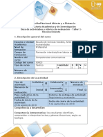 Guía de Actividades y Rúbrica de Evaluación - Taller 1 - Reconocimiento