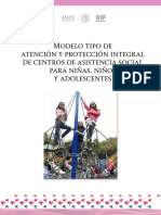 Modelo Tipo de Atención y Protección Integral de Centros de