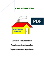 Plan de Desarrollo Del Distrito de San Jerónimo-Andahuaylas-Apurimac