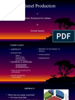 Biodiesel Production: Nubuor Richmond Nii Addotey & Howels Samuel