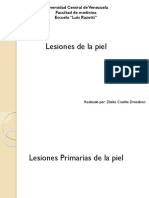 Lesiones de Piel (Primarias y Secundarias)