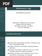 Mathematical Logic: Mathematics Faculty