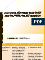 Diferencias Entre Las NIIF Plenas y Las NIIF Pymes