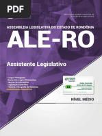 #Apostila Assembleia Legislativa - RO - Assistente Legislativo (2018) - Novas Concursos PDF