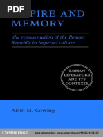 (Alain M. Gowing) Empire and Memory The Represent PDF