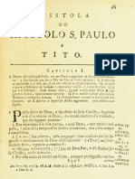 Novo Testamento Almeida 1693 - Epístola de Paulo A Tito