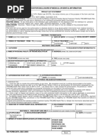 DD 2870 Health Release Form - Scan PDF