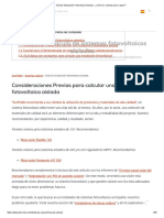 Cálculo Instalación Fotovotaica Aislada - ¿Cómo Se Calcula Paso A Paso