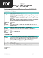 Usp/Nsc MICROCODE VERSION 50-09-82-00/00 RELEASED 01/07/2009 Newly Supported Features and Functions For Version 50-09-82-00/00