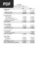 Finance Statements